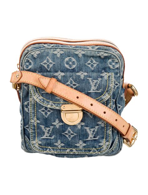 louis vuitton denim vintage bag|authentic vintage Louis Vuitton bags.